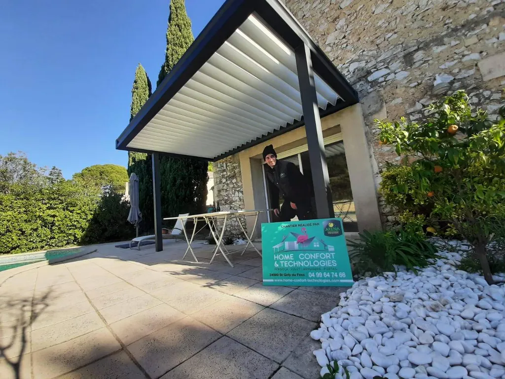 Pergola 2 pieds à Anduze dans le Gard 