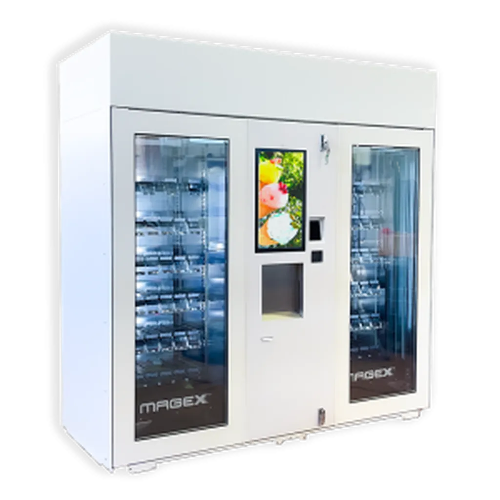 Vente de distributeur automatique de produits surgelés et glaces avec écran tactile haute définition partout en France