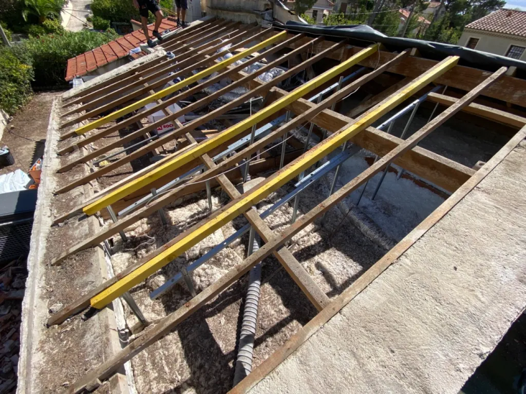 pose de chevron neuf pres de martigues