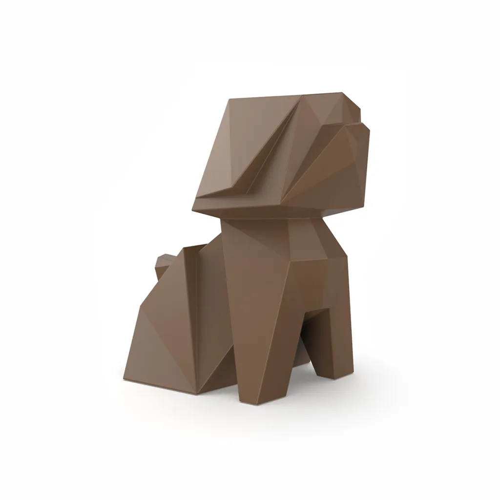 Statue chien Origami Inu design par Vondom disponible chez Ginette Design à Labège proche de Toulouse