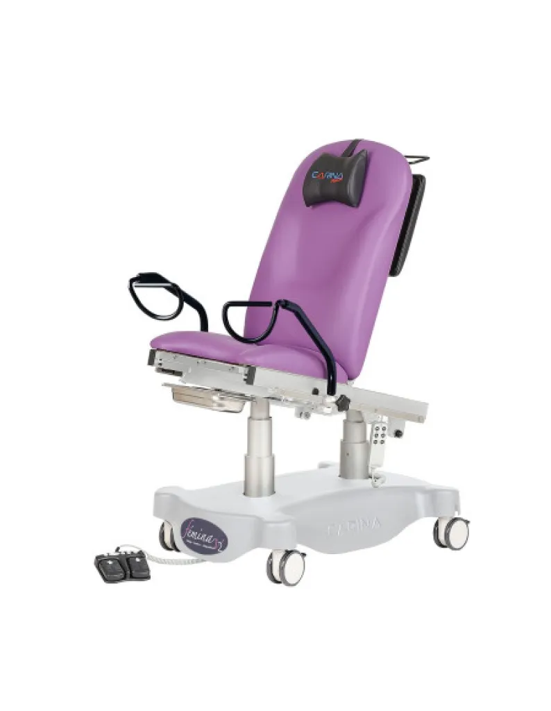Fauteuil de gynécologie électrique ergonomique à hauteur variable avec réglages électriques et position de Trendelenburg – FEMINA V2