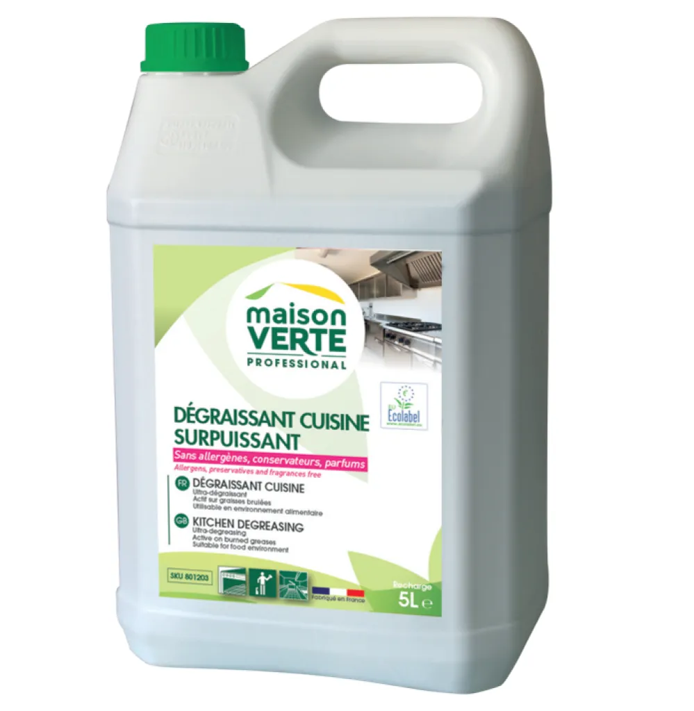 produit d'hygiène dégraissant cuisine surpuissant maison verte CPI Hygiène version 5 litres