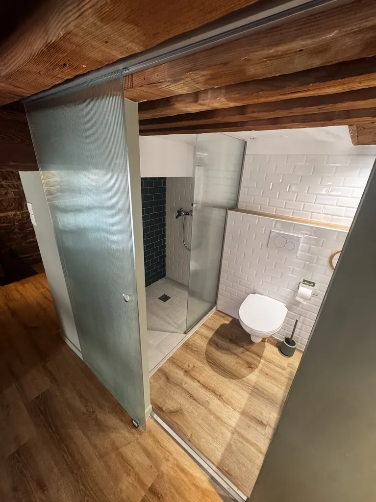 Ensemble paroi de douche en verre sécurit à LYON croix-rousse