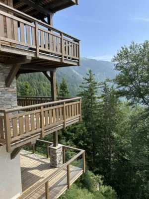 À vendre T2 cabine à Crest-Voland. Résidence Canopée, 350 m des pistes, vue Mont-Blanc.