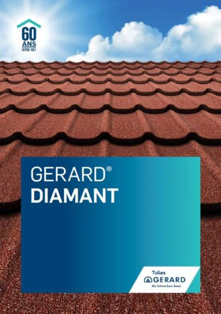 1ère page Brochure Tuiles métalliques GERARD DIAMANT