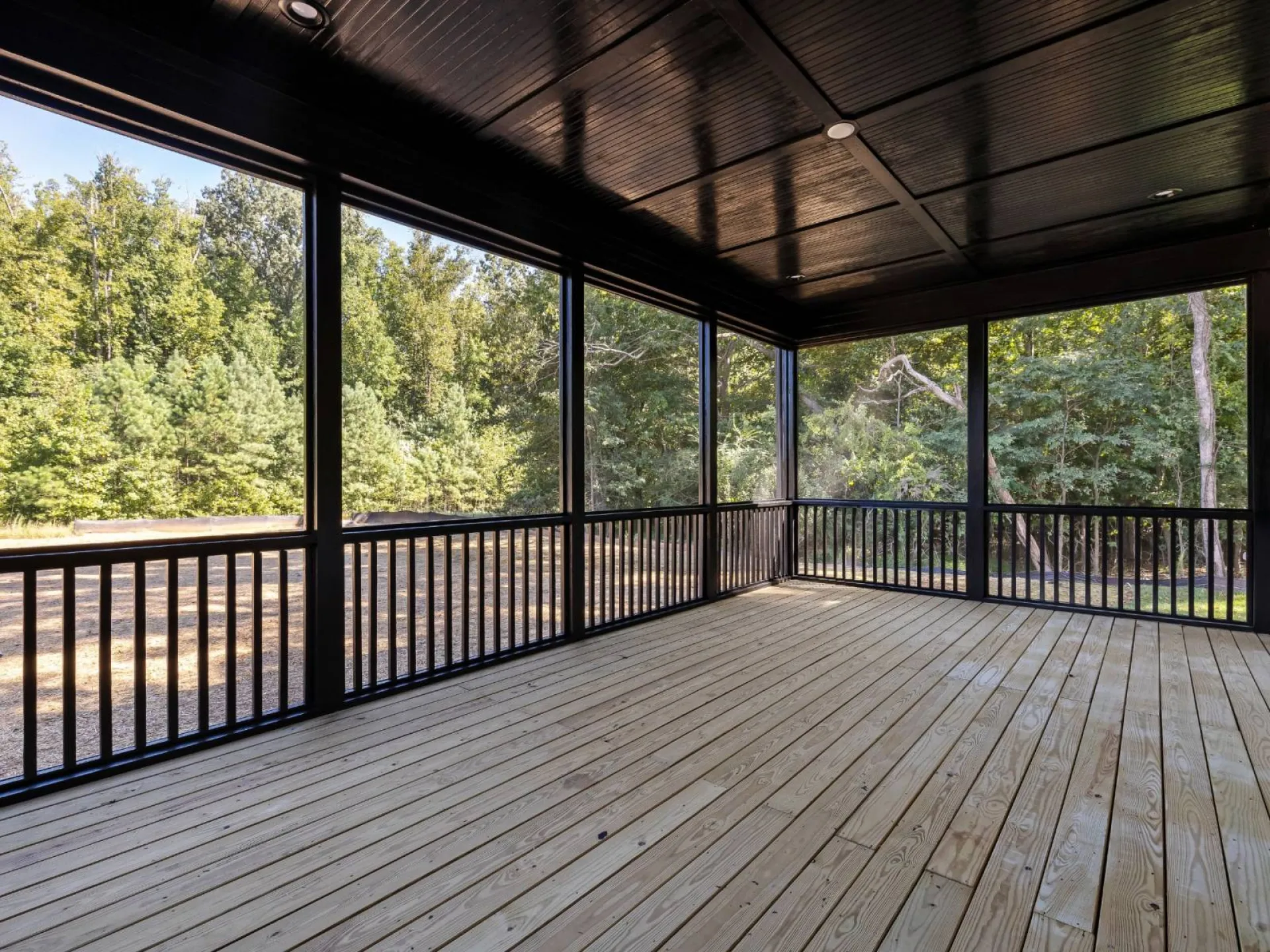 Terrasse en bois complète avec toit à Caqueiranne dans le Var