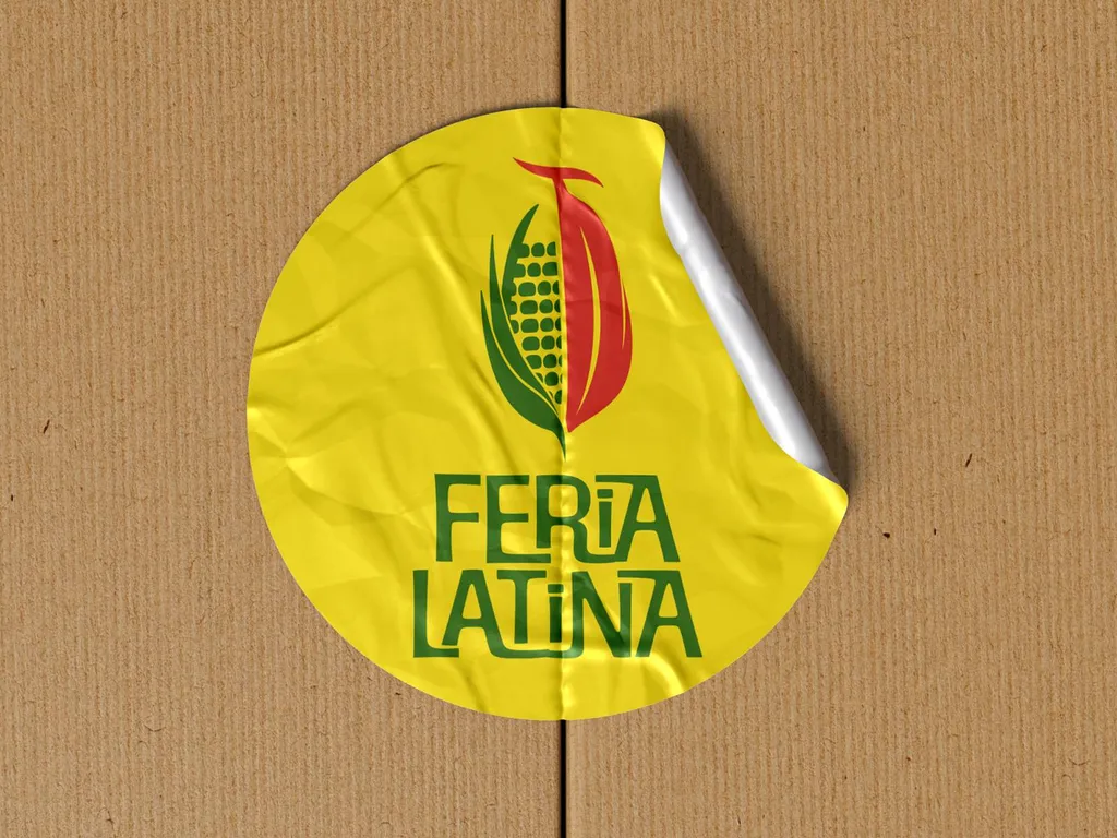 graphiste logo feria latina cuisine amérique du sud à marseille