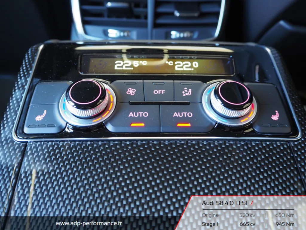 Reprogrammation moteur Avignon - Audi S8 4.0 TFSI 520cv - ADP Performance