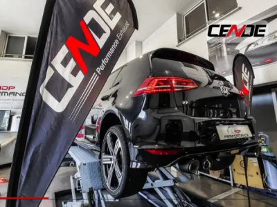 Catback à clapet Cende avec télécommande WIFI pour VW Golf 7 R 2.0 TSi | ADP Performance Grenoble