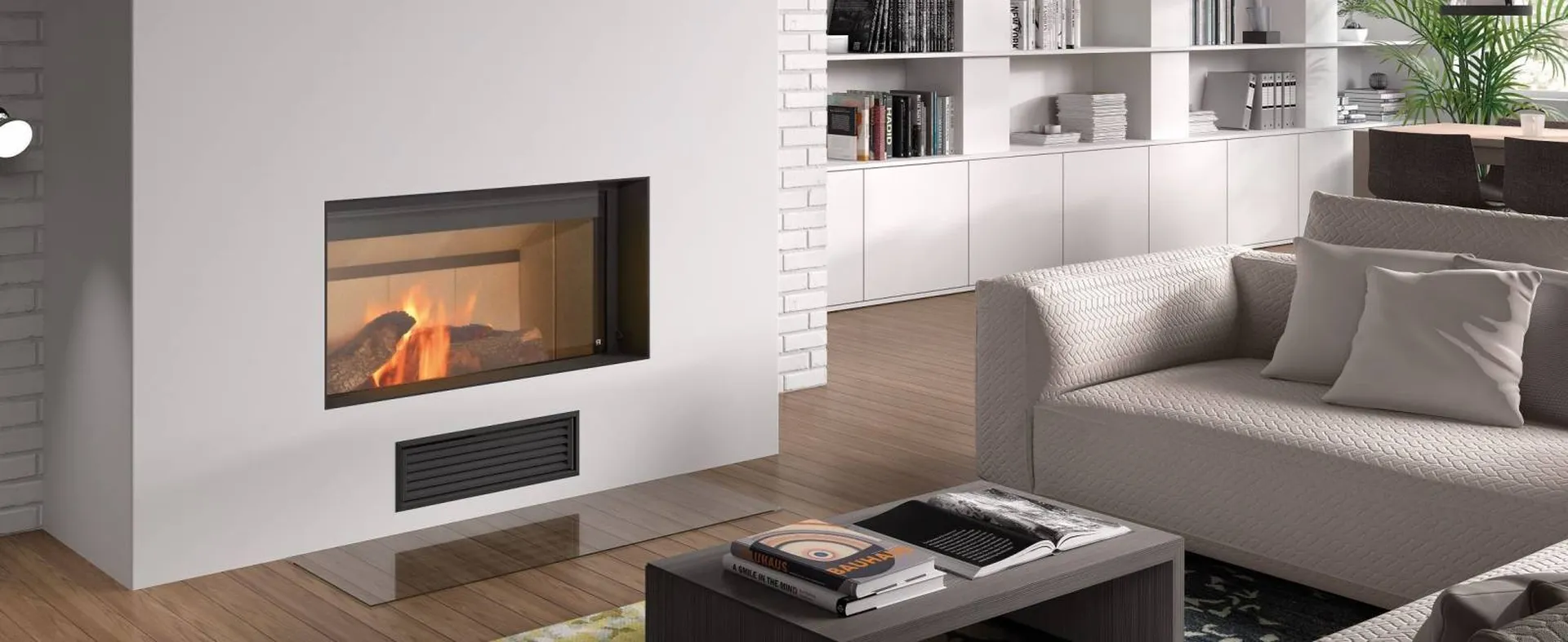 Une Cheminée Contemporaine & Elégante - Découvrez le G 450 chez COURTOIS Cheminées Toulouse