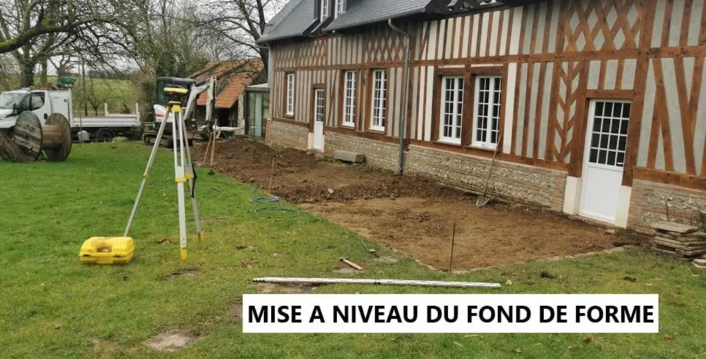 Mise à niveau du fond de forme 