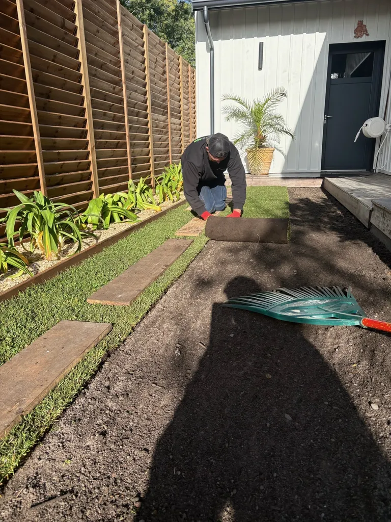 Création de gazon écologique micro-trèfle en rouleaux à Gastes, Biscarrosse et Parentis-en-Born