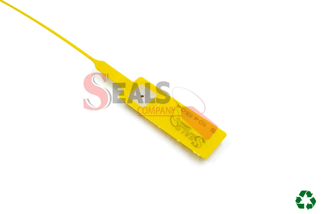 Scellé de sécurité réglable SAFETYSEALS 420 en polypropylène avec insert métallique