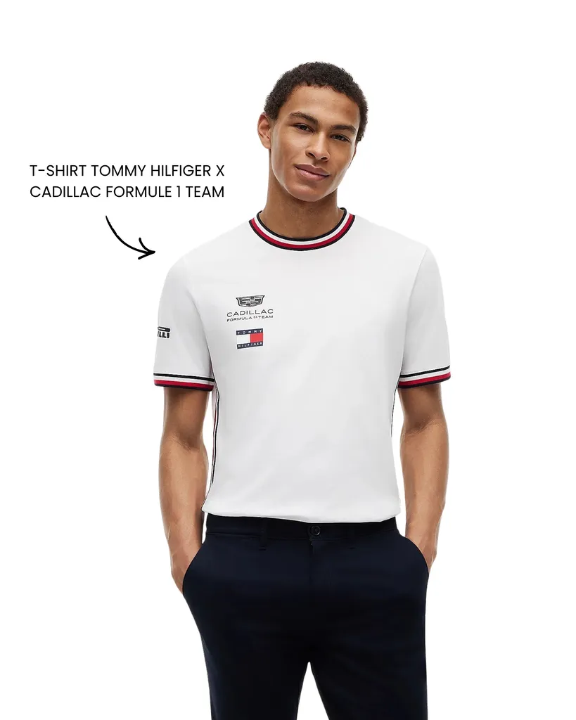 T-SHIRT TOMMY HILFIGER X CADILLAC FORMULE 1 TEAM - Urban Chic 