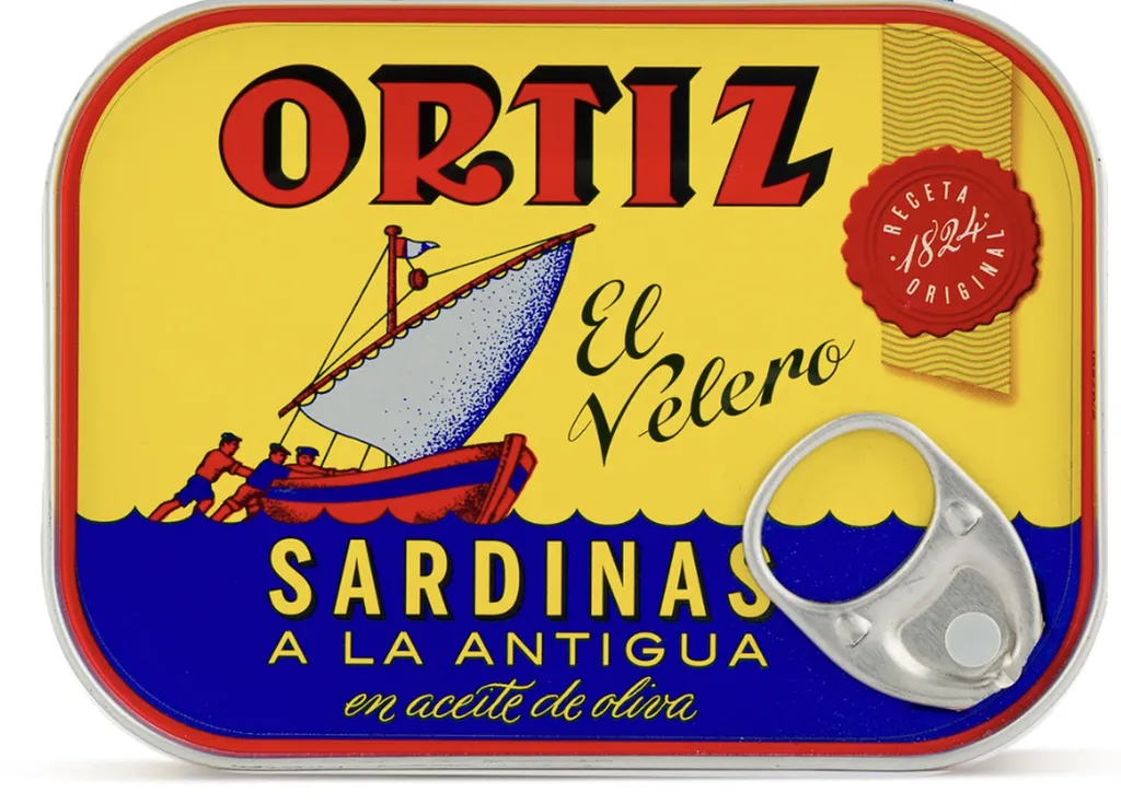O41 - Sardines à l'ancienne, boîte métal sérigraphiée 140g, huile d'olive 