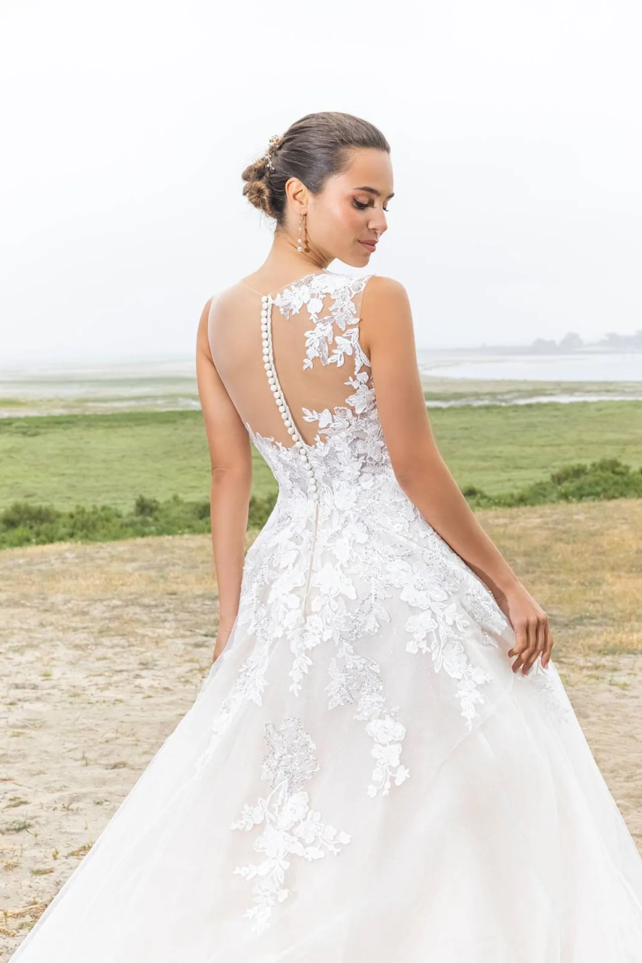 robe de mariée trapèze à Marseille