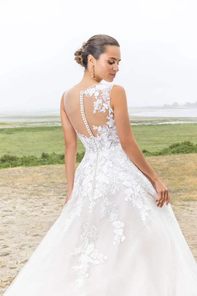 robe de mariée trapèze à Marseille