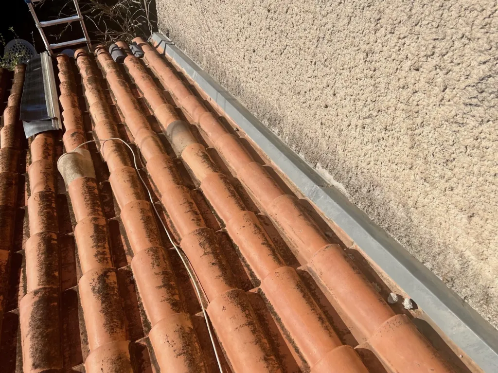 Rénovation de Solin de toiture en Plomb de maison sur Venelles 13770