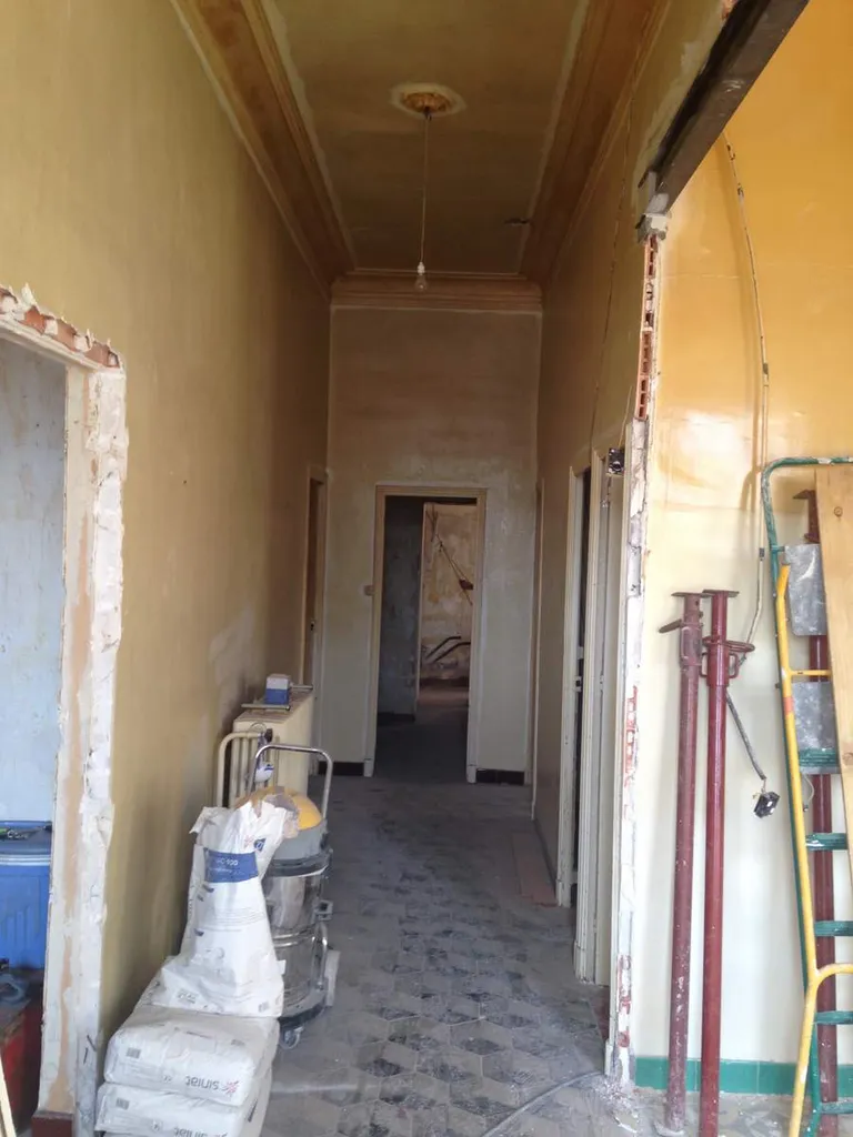 la cloison a été abattue