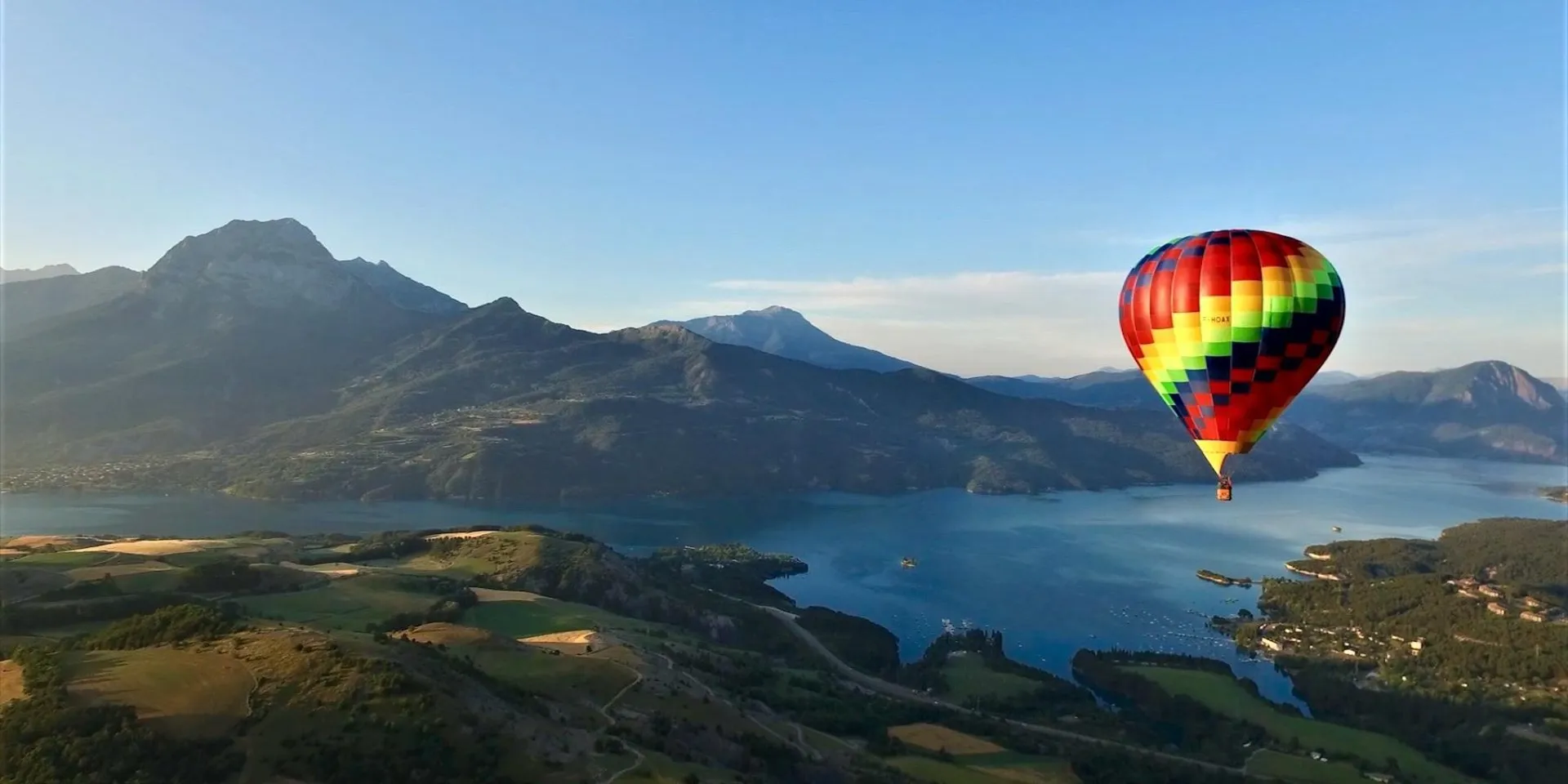 Montgolfière dans les Alpes du Sud