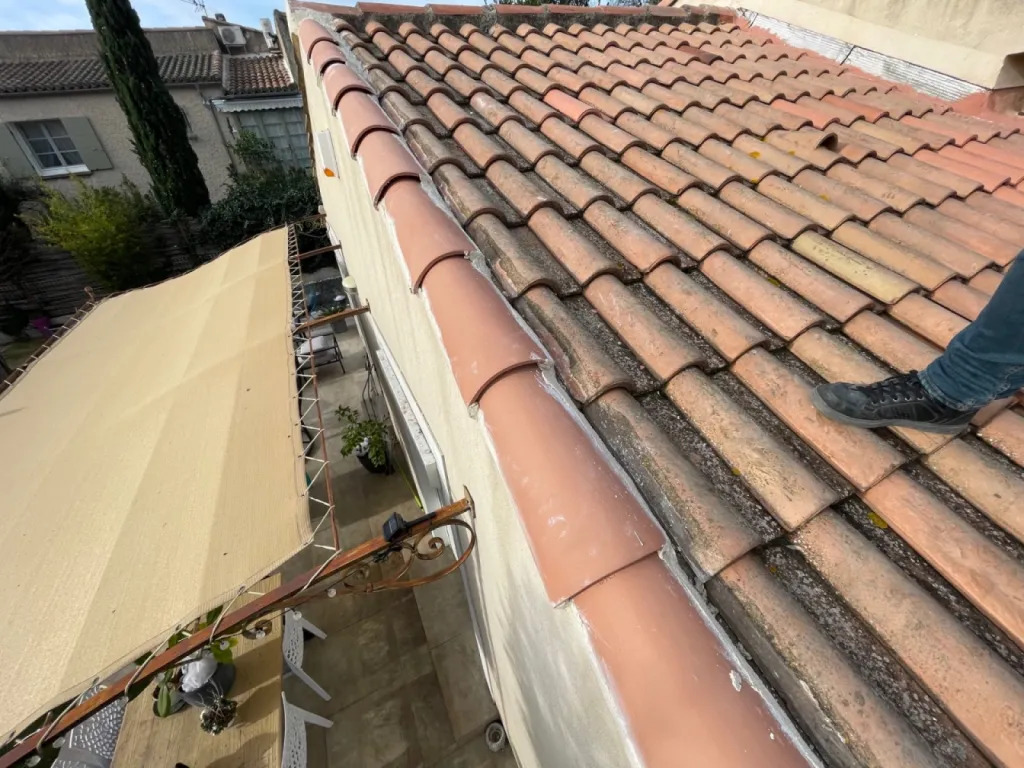 réfection rive ciment fini près de Martigues