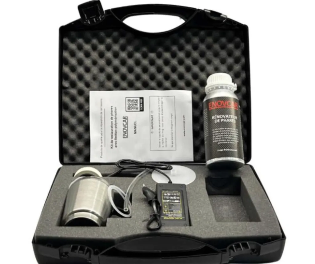 Rénovation phare polymère