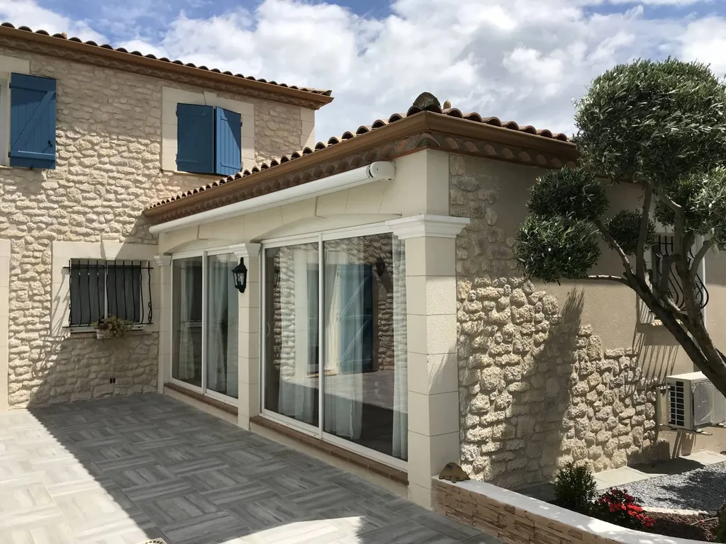 Rénovation d'une bastide en pierre taillée dans un quartier privilégié sur Béziers