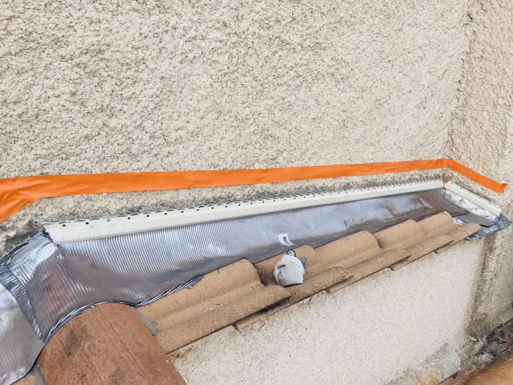 Réfection de Solin d’une toiture de maison sur Aix en Provence.