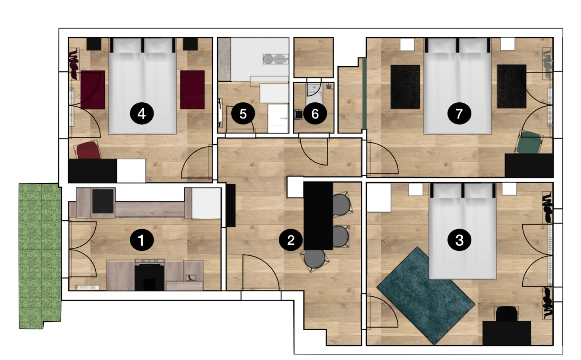 Architecte d’intérieur et décorateur pour conseil en amélioration et optimisation plan de construction VEFA sur AIX-EN-PROVENCE 13290