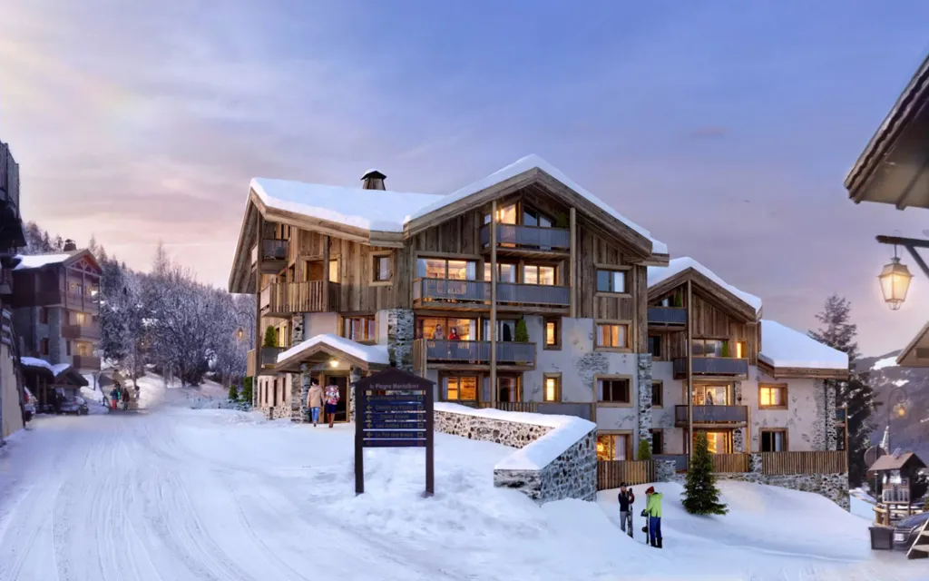 Résidence secondaire le Chalet Martin en plein centre de La Plagne- Montablert et du domaine skiable du Paradiski