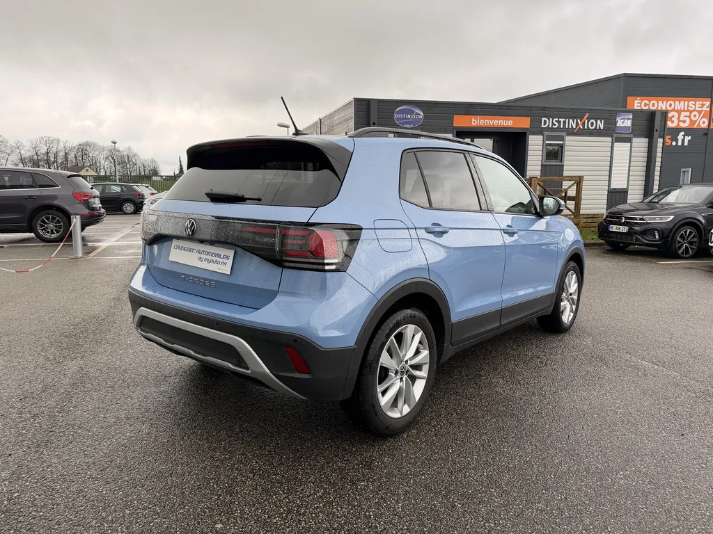 Volkswagen T-Cross occasion proche Rouen SUV essence 95 ch faible kilométrage garantie constructeur disponible