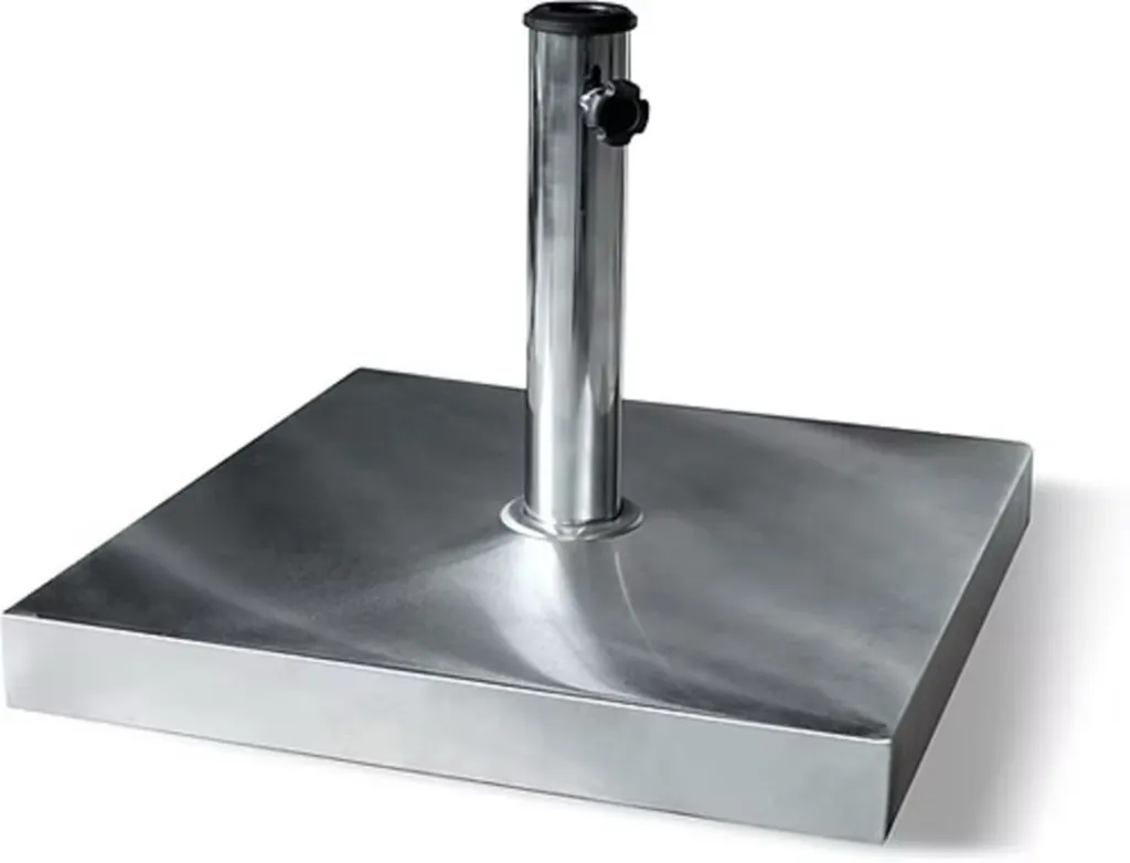 PLATINE DE SOL POUR TUBES ALU 50 MM