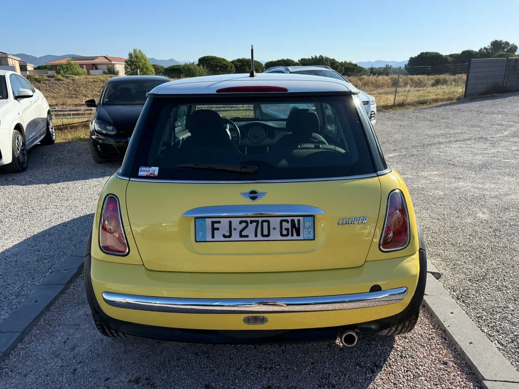 MINI COOPER 1.6 115CV JAUNE 3 PORTE 