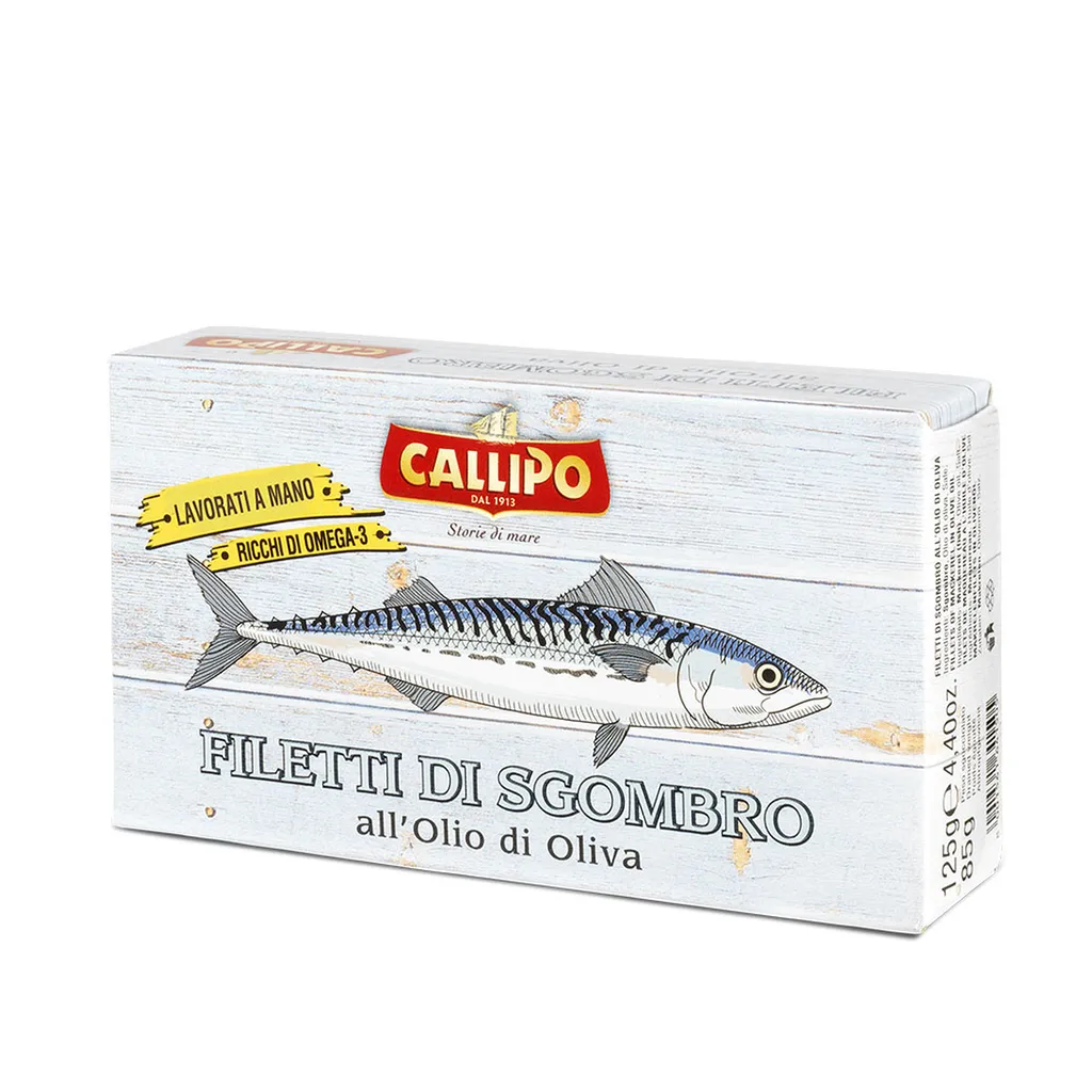 Filets de maquereaux à l'huile d'olive 200g - CA09