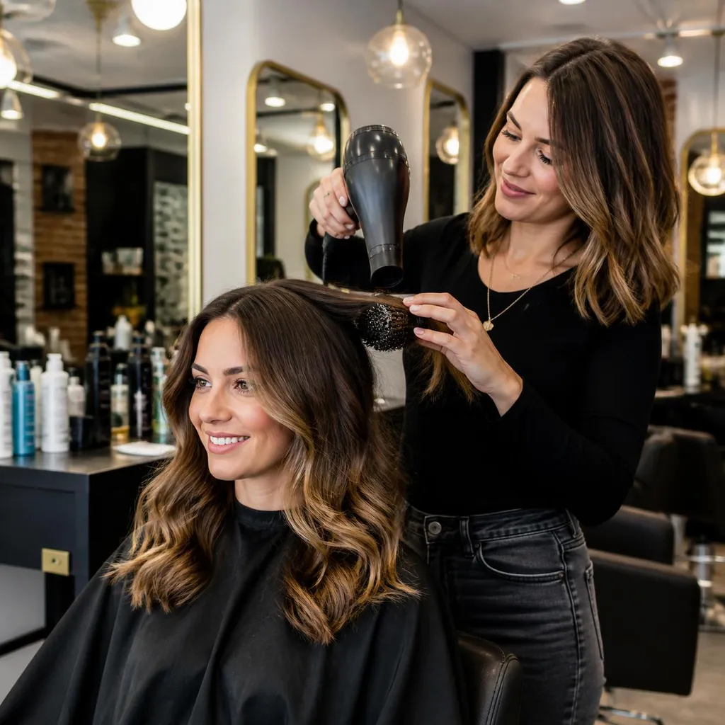 coupe et brushing cheveux longs à Is sur Tille