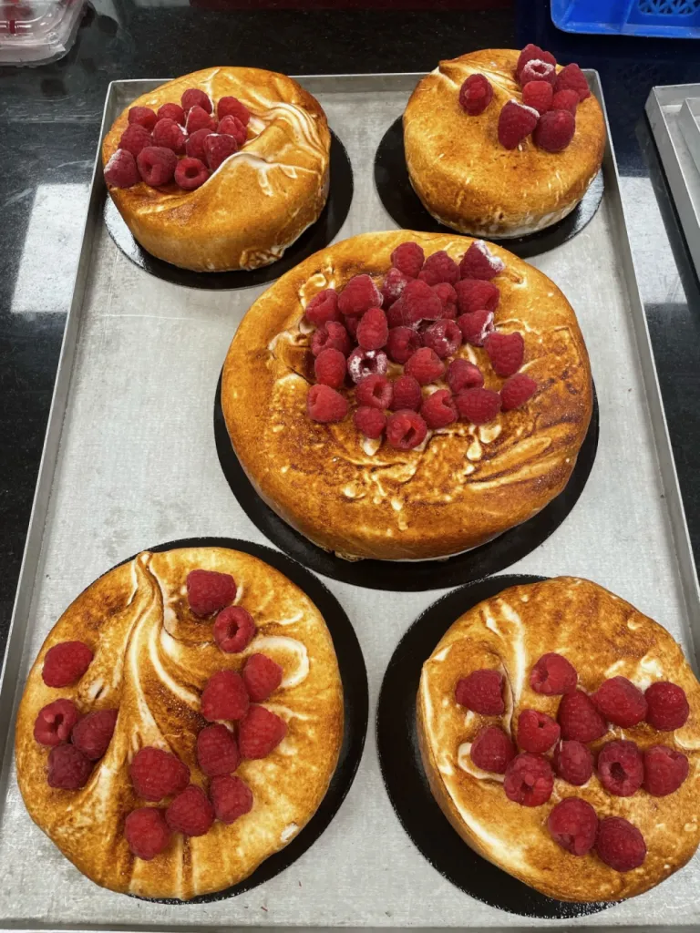 Nos entremets fruités