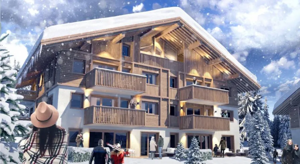 Appartements du T2 au T5 de la résidence Silver Lodge dans le village typique de Megève près d'Annecy