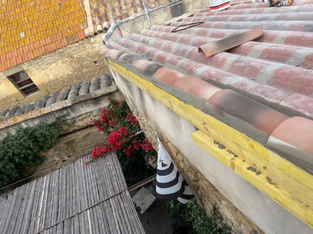 réfection de rive ciment sur martigues