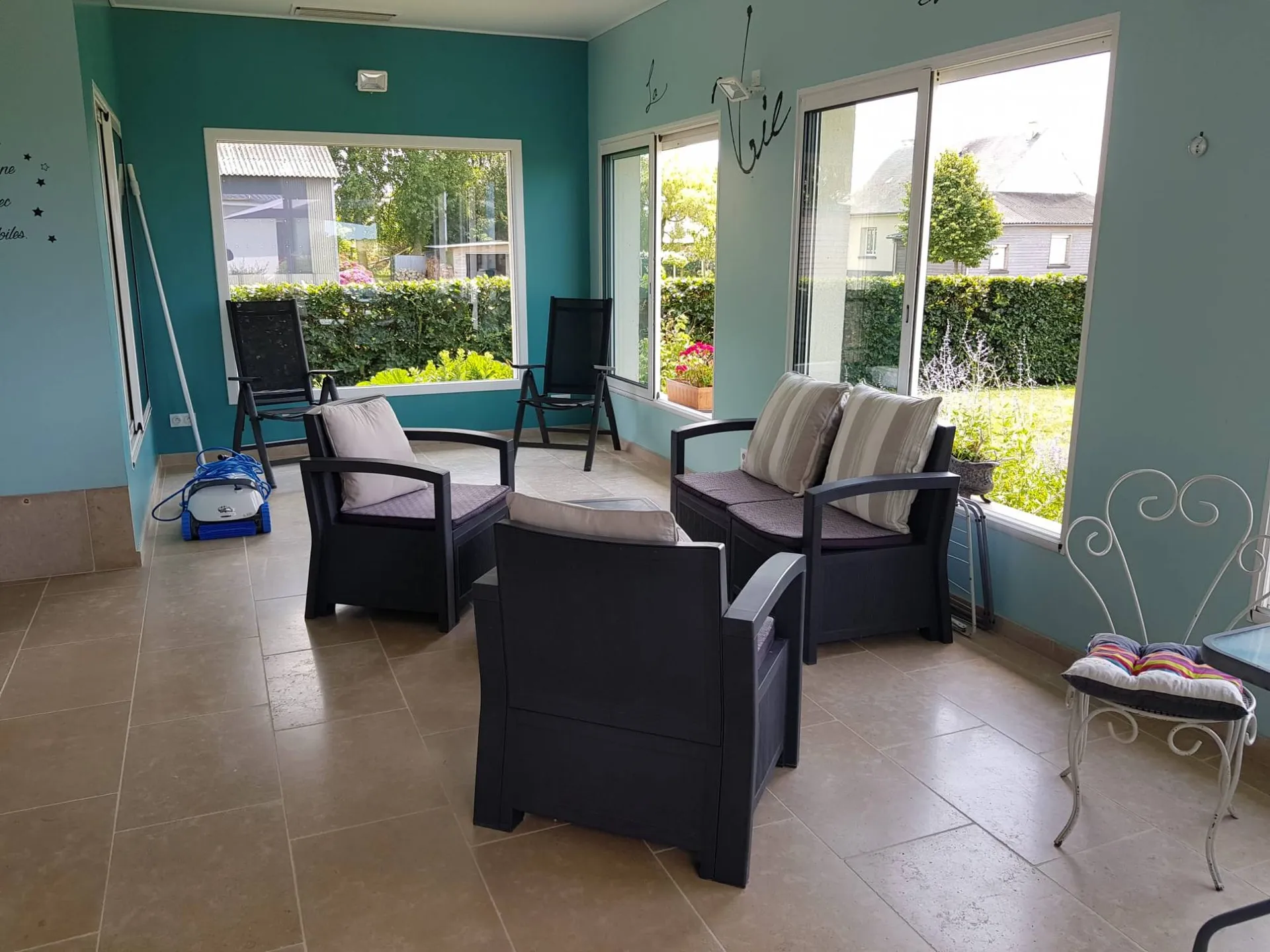 VENDU Maison contemporaine + 2 gîtes et chambre d'hôtes, piscine couverte, Le Tréport, bord de mer en Normandie