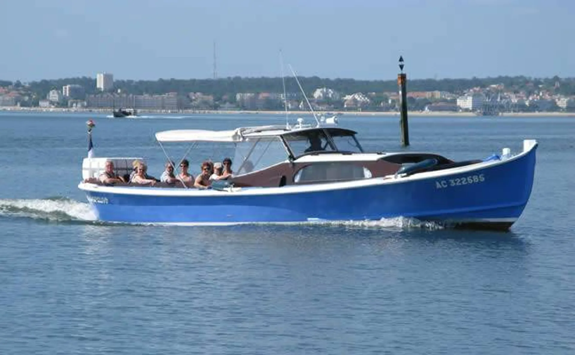 Pinasse traditionnelle sur le bassin d'Arcachon 
