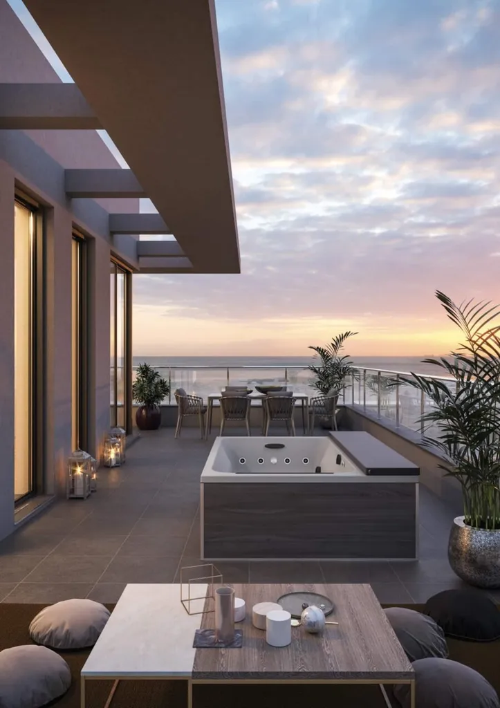 Spa Loft Kinedo extérieur, solution bien-être pour balcon ou patio