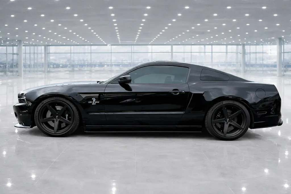 Profil latéral Ford Mustang Shelby GT500 2014 import Canada – muscle car américaine exclusive à Bordeaux