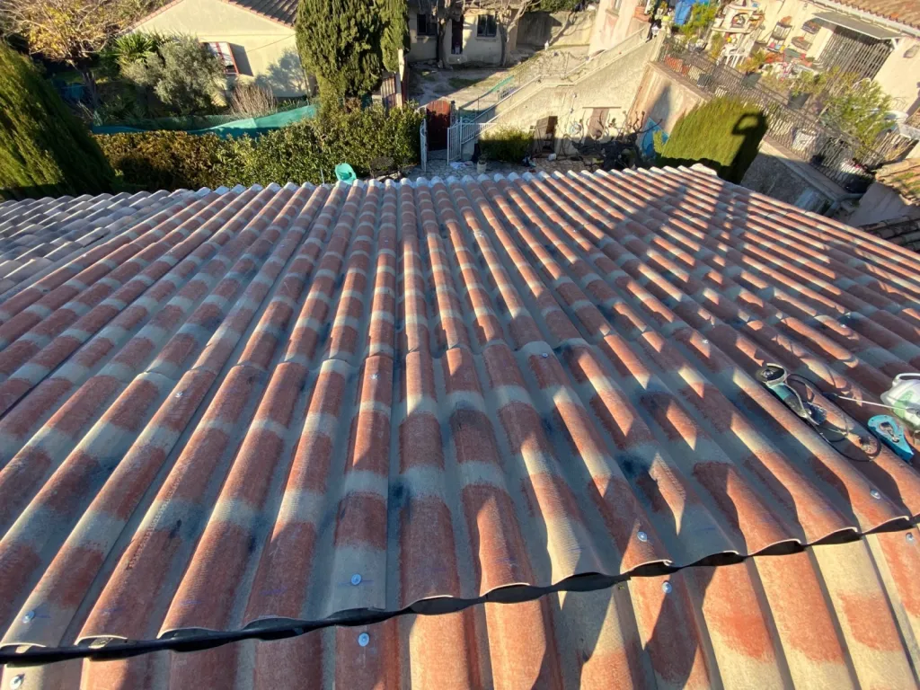 Actuellement nouveau chantier de changement de toiture près de Aix en Provence