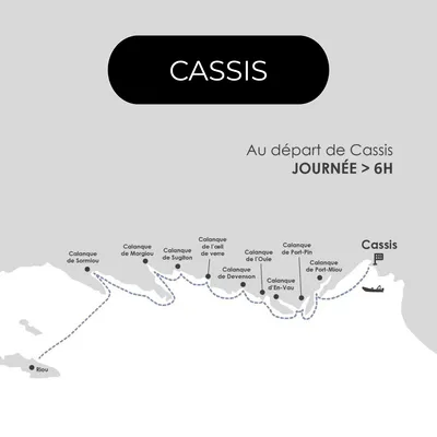 Visite des Calanques au départ de Cassis - Journée