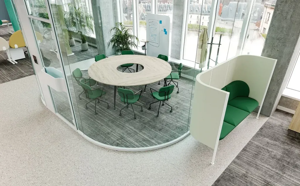 Collection REBO sièges ergonomiques et modulables pour bureaux professionnels dans la région PACA, solution design pour espaces tertiaires flexibles