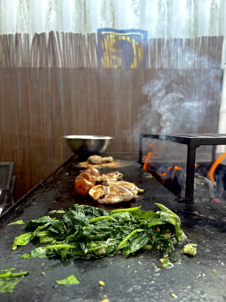 Cuisson au braséro 