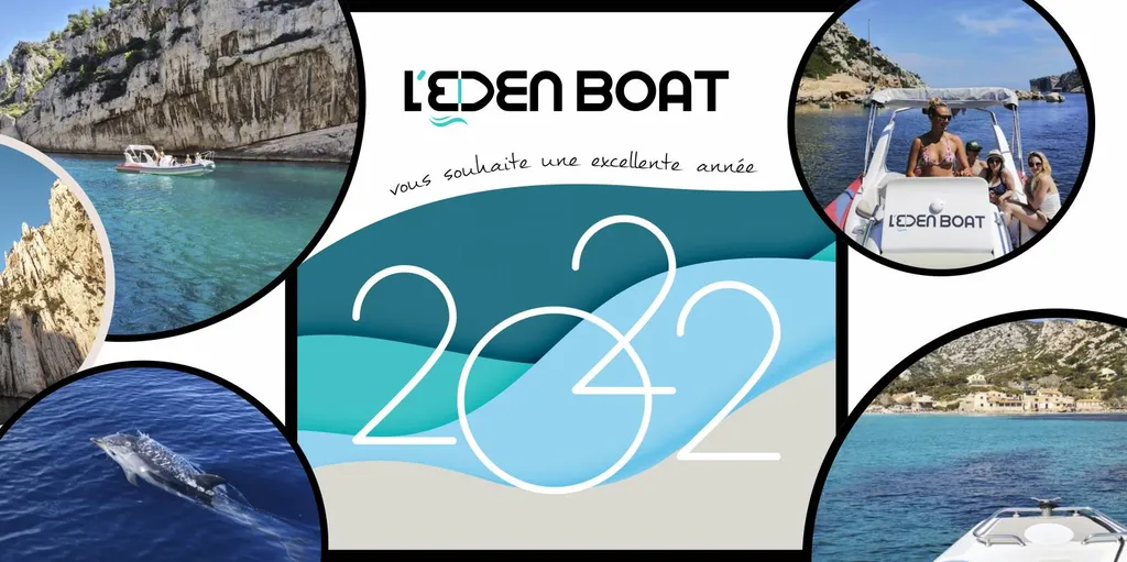 L'Eden Boat wishes you a happy new year 2022!