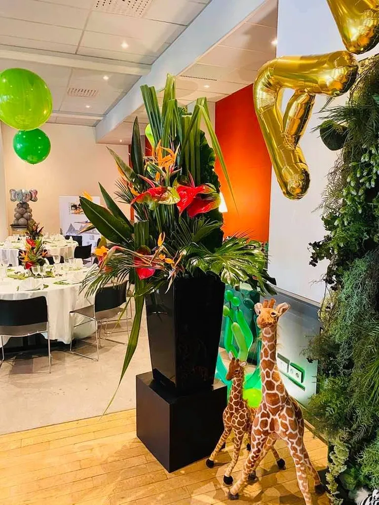 Motif d'accueil végétal Lyon anniversaire