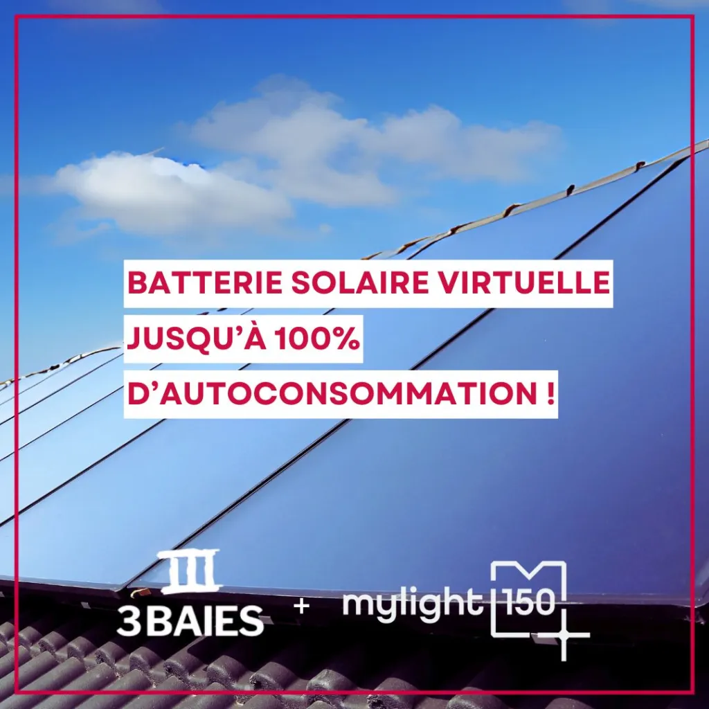 Stockez votre énergie solaire le jour pour la nuit et l'été pour l'hiver grâce à la batterie virtuelle MySmartBattery de mylight150