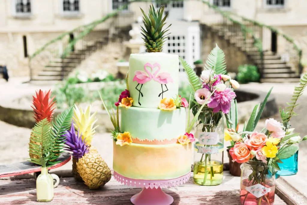 Wedding Cake décoration mariage exotique libourne 33